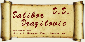 Dalibor Dražilović vizit kartica